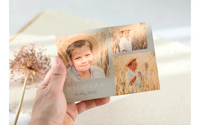 Smartphoto Rektangulær Fotoblok Af Træ