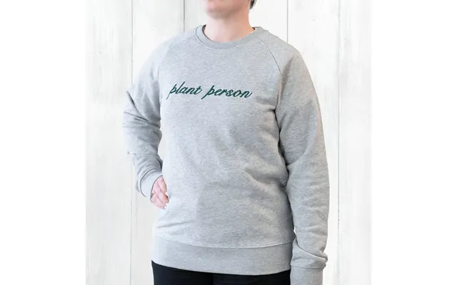 Smartphoto Sweatshirt Med Broderi Gråmeleret S Unisex