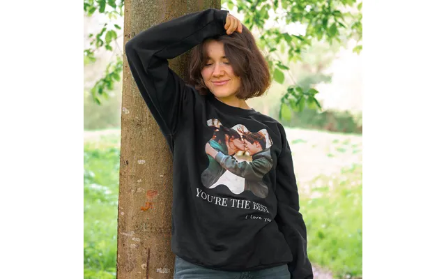 Smartphoto Trøje Unisex Sort Xl