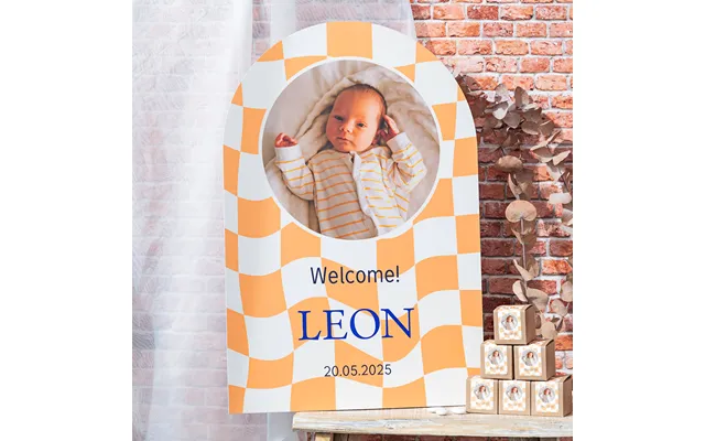 Smartphoto Velkommen Skilt Forex 40x60 Cm 2 3 Buet