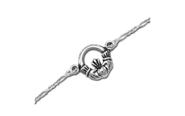 Ankelkæde Med Claddagh - 20,5cm