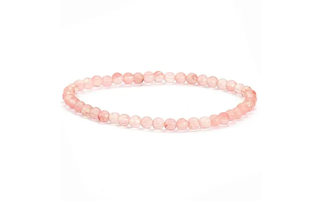 Armbånd Kirsebær Kvarts - 3mm