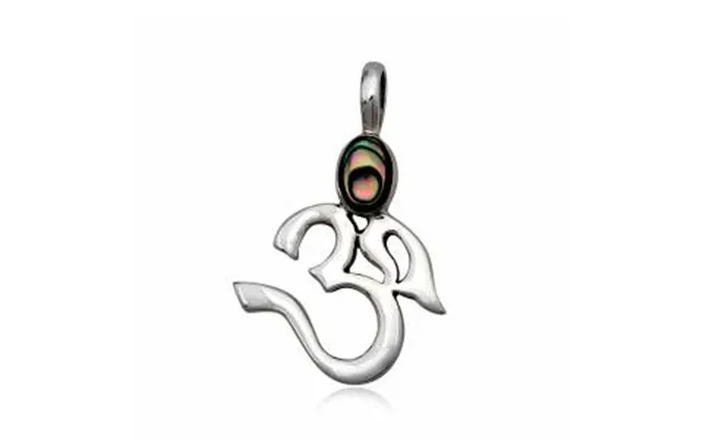 Aum Vedhæng Med Abalone - 32mm