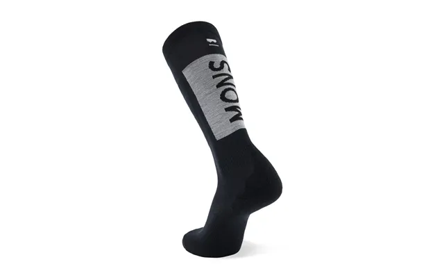 Atlas Merino Snow Sock - Black L 42-44