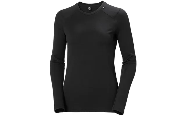 Dame Lifa Merino Midweight Crew Base Layer - Sort M