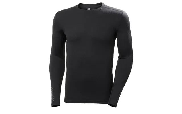 Helly Hansen - Men's Lifa Merino Midweight Crew Base Layer, Sort Xl