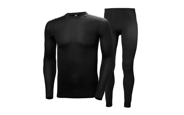 Herre Hh Comfort Lightweight Base Layer Sæt Herre - Sort Xl