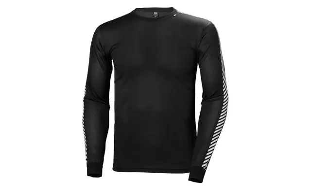 Hh Lifa Stripe Long-sleeve Crew Base Layer - M