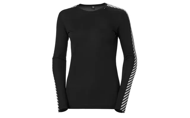 Womens Hh Lifa Long-sleeve Crew Base Layer - L