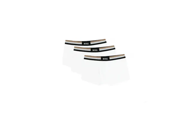 Boss 3pak Underbukser Boxershort I Hvid Til Herre