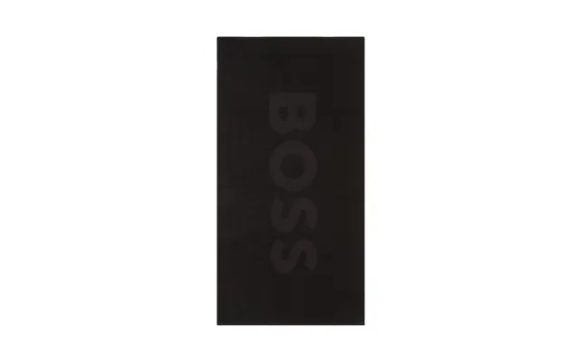 Boss Badehåndklæde I Sort