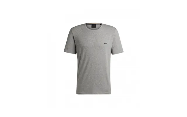 Boss Mix & Match T-shirt I Økologisk Bomuld I Medium Grå Til Herre