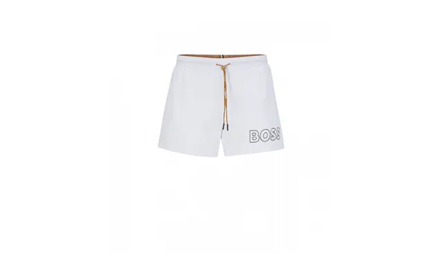 Boss Mooneye Badeshorts I Hvid Til Herre
