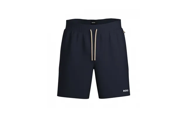 Boss Unique Pyjamasshorts I Mørkeblå Til Herre