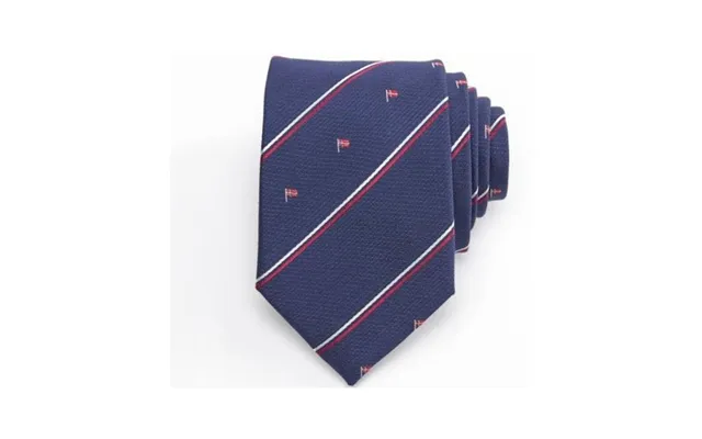 Connexion Tie Slips 7cm I Navy M. Flag Til Herre