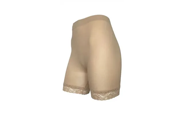 Festival Microfiber Shorts I Nude Med Blondekant Til Kvinder