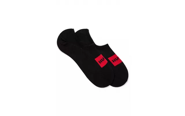 Hugo 2pak Footies I Sort M. Box Logo Til Kvinder