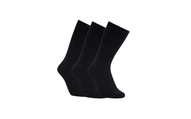 Iz Sock 3pak Copenhagen Premium Uld Strømper I Sort Ultra Soft