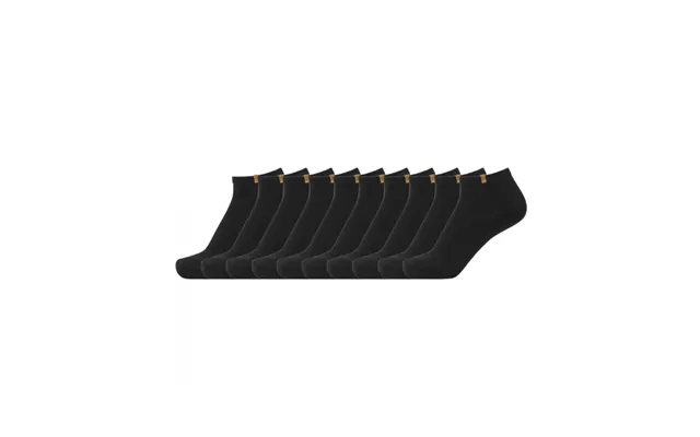 Iz Sock Copenhagen 10pak Luxury Klassiske Bambus Ankelstrømper I Sort Til Børn
