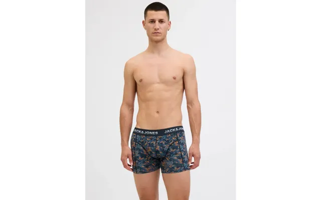 Jack & Jones 3pak Trunks I Multifarvet Mørke Nuancer Til Herre