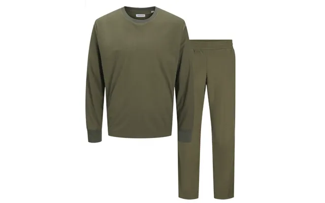 Jack & Jones Loungesæt Med Sweatshirt Og Sweatpants I Grøn Til Herre