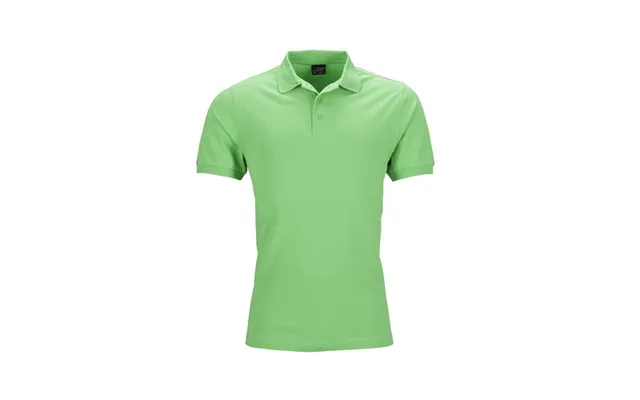 James & Nicholson Piqué-poloshirt I Limegrøn Til Herre
