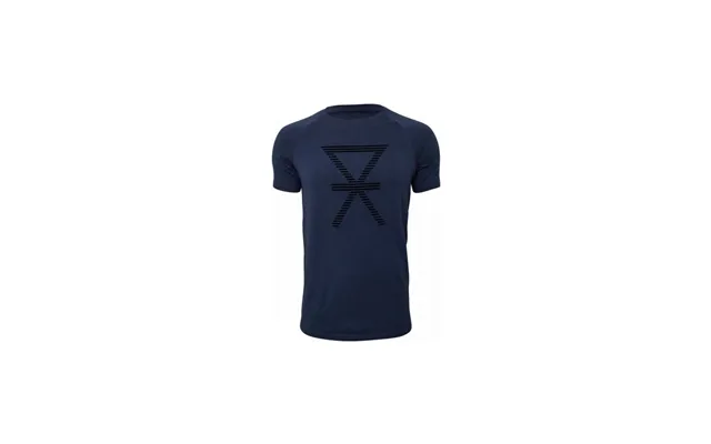 Jbs Of Denmark Bambus-t-shirt Med Print I Blå Og Sort Til Herre