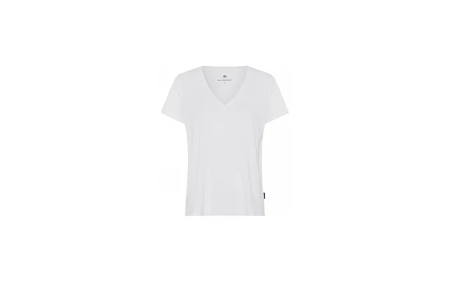 Jbs Of Denmark Fsc-bambus T-shirt V-hals I Hvid Til Kvinder