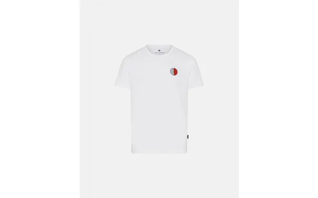 Jbs Of Denmark Hvid T-shirt Med Rund Hals Til Herre