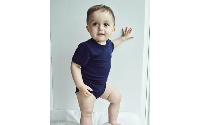 Jbs Of Denmark Kortærmet Bodystocking I Navy Til Baby Fsc Bambus
