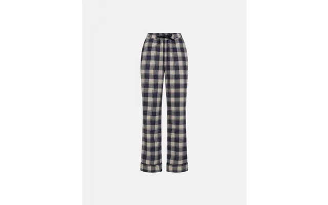 Jbs Of Denmark Women Flannel Pyjamasbukser I Blå Til Kvinder