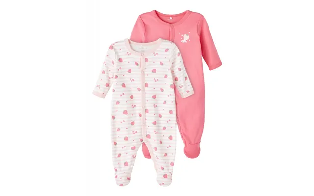 Name It 2-pak Pyjamas Dragt I Lyserød Til Piger