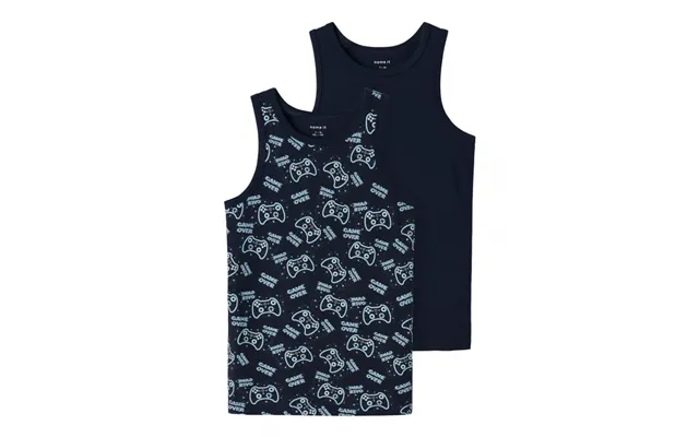 Name It 2-pak Undertrøje Tank Top I Sapphire Game Til Drenge