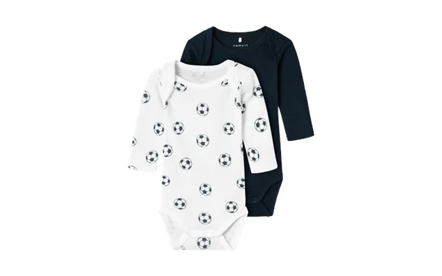Name It 2pak Bodystocking Med Fodbolde Til Baby