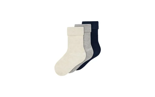 Name It 3-pak Strømper I Forskellige Farver Til Baby