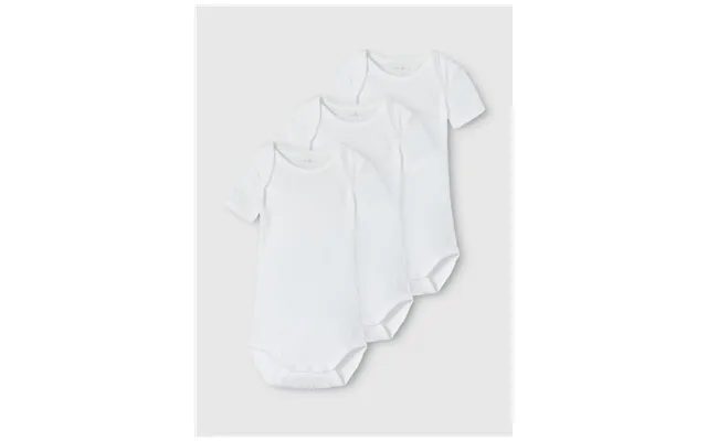 Name It 3pak Bodystockings I Hvid Til Baby