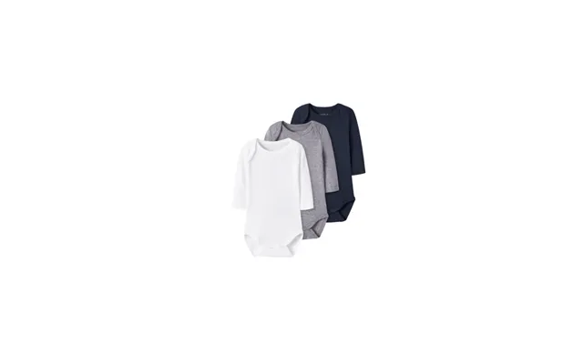 Name It 3pak Bodystockings Solid Noos I Multifarvet Til Baby