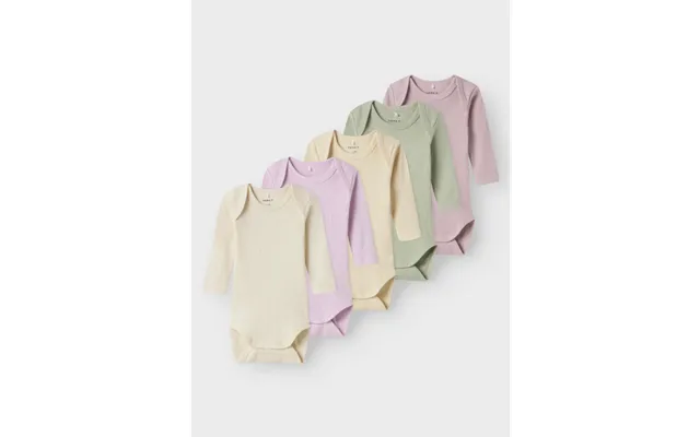 Name It 5pak Solid Bodystockings Multifarvet Til Baby