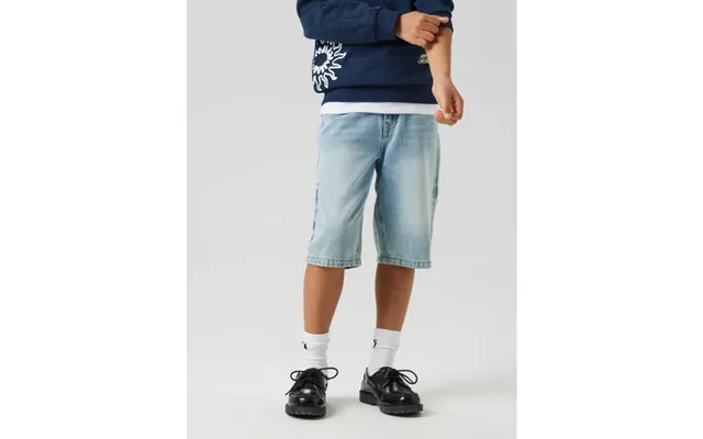 Name It Denim Shorts I Lyseblå Til Drenge