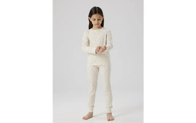 Name It Flower Pyjamassæt I Turtledove Til Piger