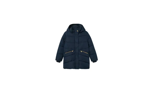 Name It Lang Pufferjakke I Navy Til Piger