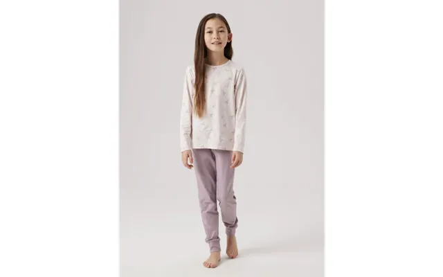 Name It Pink Bow Pyjamassæt Til Piger