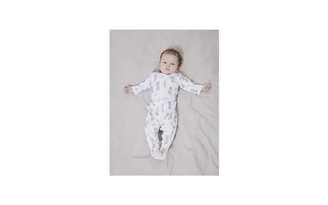 Name It Pyjamas Dragt I Hvid M. Kanin Motiv Til Børn