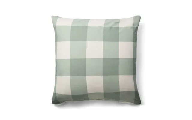 Nordstrand Home Pudebetræk 60x63 Cm I Grøn Med Store Tern