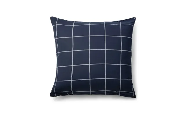 Nordstrand Home Pudebetræk 60x63 Cm I Mørkeblå Med Hvide Tern