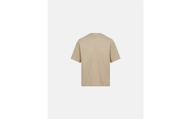 Resteröds Mid Sleeve T-shirt Gots I Sandfarve Til Herre