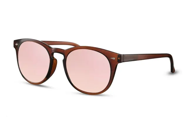 Clubmaster Brown & Pink