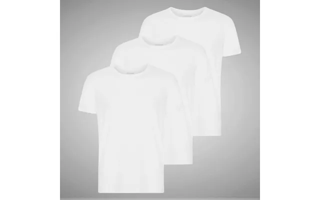 3-pak Hvide Bambus T-shirts - Str. Large