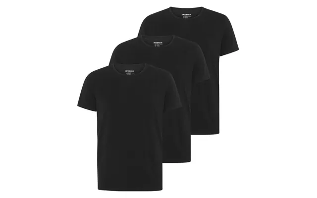 3-pak Sort Bambus T-shirt Til Mænd - Str. Medium