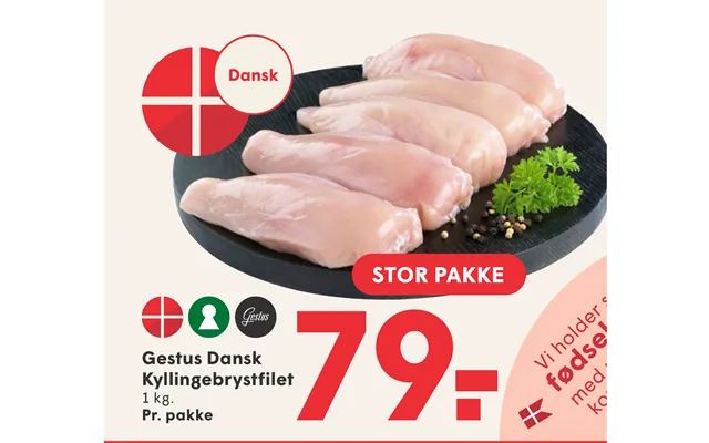 Gestus Dansk Kyllingebrystfilet